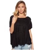 Free People Anything And Everything Top (black) Women's Clothing