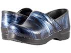 Dansko Professional (navy Crinkle Patent) Women's Clog Shoes