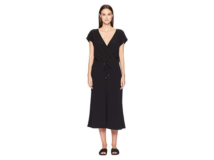 Eileen Fisher Wide Leg Jumpsuit (black) Women's Jumpsuit & Rompers One Piece