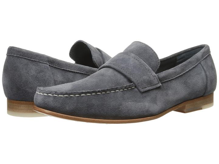 Calvin Klein Baron (grey Oily Suede) Men's Shoes