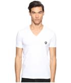 Dolce & Gabbana Sport Crest V-neck T-shirt (white) Men's T Shirt