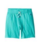 Joules Kids Drawstring Jersey Shorts (toddler/little Kids) (turquoise) Boy's Shorts