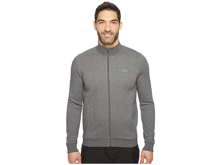 Lacoste Sport Full Zip Fleece Sweatshirt (pitch) Men's Sweatshirt