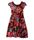 Fiveloaves Twofish Into The Woods Dress (big Kids) (cranberry) Girl's Dress