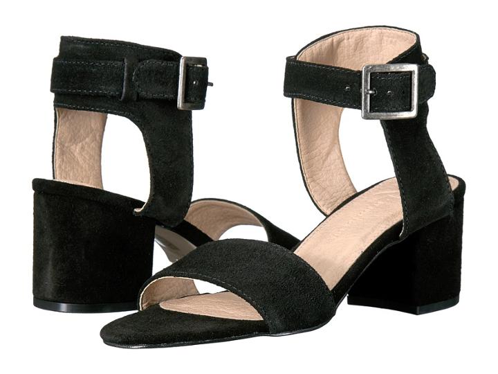 Lfl By Lust For Life Saxon (black Suede) High Heels