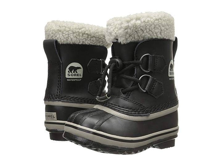 Sorel Kids Yoot Pactm Tp (little Kid/big Kid) (black) Kids Shoes