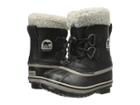 Sorel Kids Yoot Pactm Tp (little Kid/big Kid) (black) Kids Shoes