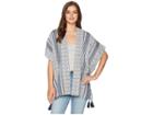 Miss Me Dolman Sleeve Tassel Cardigan (navy) Women's Sweater