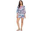 Lilly Pulitzer Del Lago Romper (nauti Navy Boho Bateau) Women's Jumpsuit & Rompers One Piece