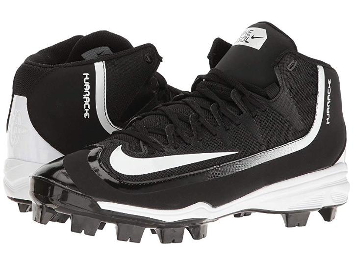 Nike Huarache 2kfilth Pro (black/white) Men's Cleated Shoes