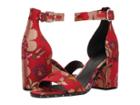 Rebecca Minkoff Celia (red/gold Jacquard) High Heels