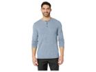 Travismathew Kazakos (heather Blue Nights) Men's Long Sleeve Pullover