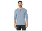 Travismathew Kazakos (heather Blue Nights) Men's Long Sleeve Pullover