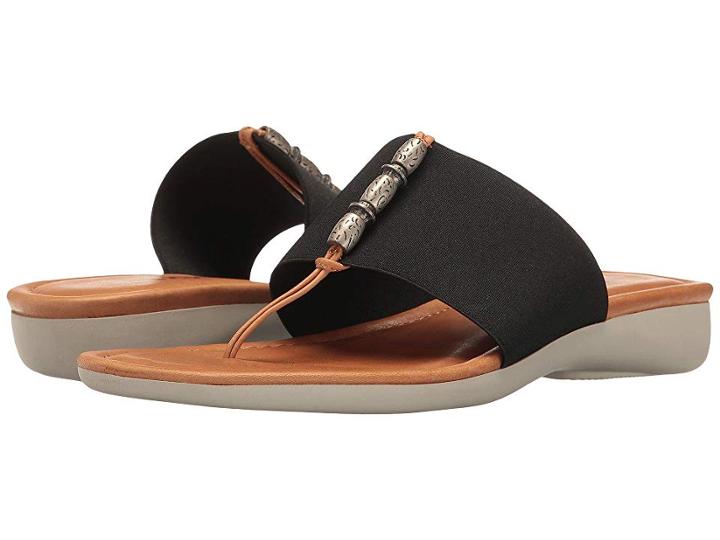 The Flexx Rain Maker (black Elastic/cognac Vacchetta) Women's Shoes