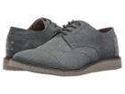 Toms Brogue Lace-up (slate Blue Coated Twill) Men's Shoes