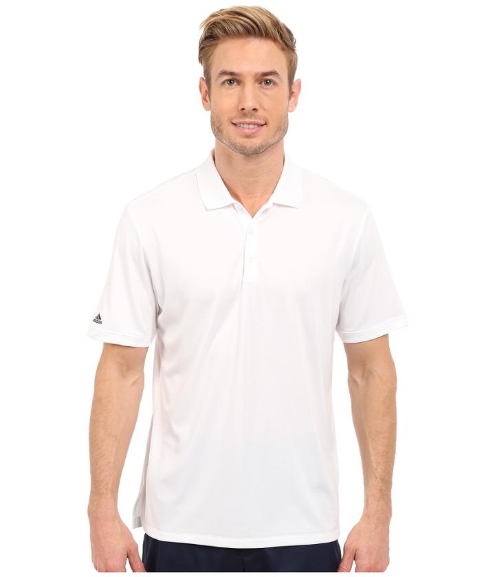 Adidas Golf Performance Polo (white) Men's Clothing