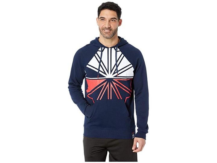 Reebok Reebok Classics Starcrest Hoodie (collegiate Navy) Men's Clothing