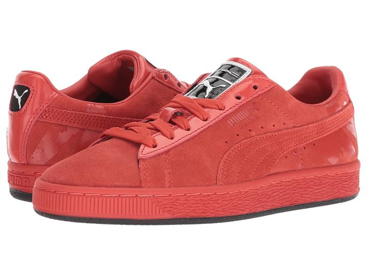 Puma Suede Classic X Mac Two (fiery Red/fiery Red) Women's Shoes