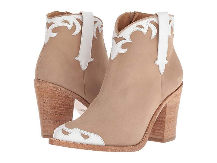 Lucchese Bethany (tan/white) Cowboy Boots
