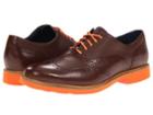 Cole Haan Great Jones Wingtip (chestnut/chestnut Grain/corporate Orange) Men's Lace Up Casual Shoes