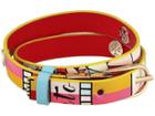 Tory Burch Printed Reversible Double-wrap Bracelet (constellation/bright Azalea) Bracelet