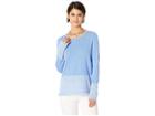 Lilly Pulitzer Rica Cashmere Sweater (heathered Be Heathered Bennet Blue Color Block) Women's Sweater