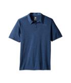 The North Face Kids Polo Shirt (little Kids/big Kids) (cosmic Blue (prior Season)) Boy's Short Sleeve Knit