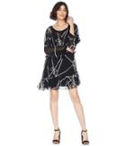 Juicy Couture Juicy Ribbons Dress (pitch Black Juicy Ribbon) Women's Dress