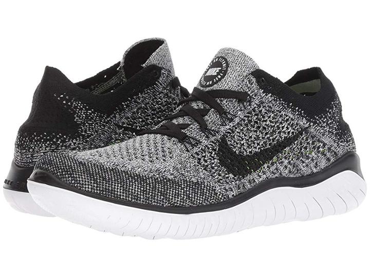 Nike Free Rn Flyknit (white/black) Women's Shoes