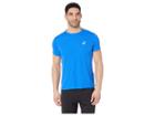 Asics Run Silver Short Sleeve Top (illusion Blue) Men's Workout