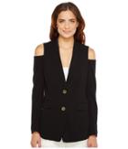 Michael Michael Kors Cold Shoulder Blazer (black) Women's Jacket