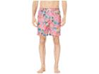 U.s. Surf Club Tropical Swim Shorts (pink Coral) Men's Swimwear