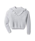 Blank Nyc Kids Ruffle Sweater In Mind Mischief (big Kids) (mind Mischief) Girl's Sweater
