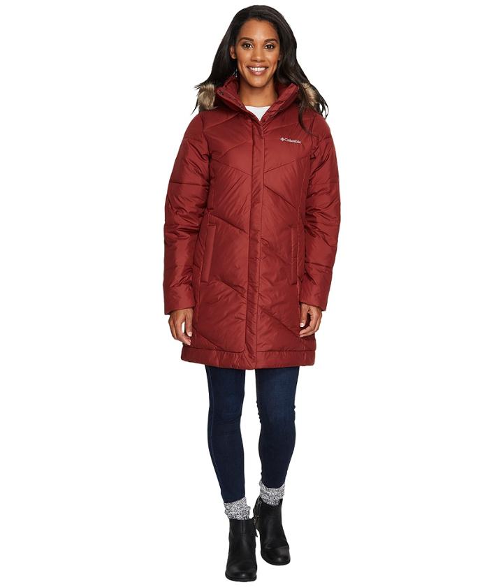 Columbia Snow Eclipsetm Mid Jacket (deep Rust) Women's Coat