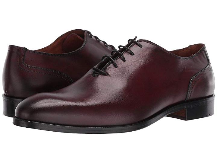 Massimo Matteo Plain Toe 19 (burnished Bordo) Men's Shoes