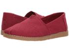 Toms Alpargata Crepe (henna Red Heritage) Women's Flat Shoes