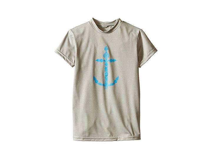 O'neill Kids 24-7 Hybrid Surf Tee (little Kids/big Kids) (lunar) Girl's Swimwear