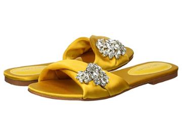 Marc Fisher Ltd Gallary (yellow Satin) Women's Shoes