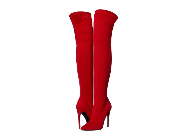 Steve Madden Slammin (red) Women's Dress Pull-on Boots