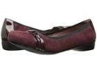 Clarks Kinzie Light (burgundy) Women's Flat Shoes