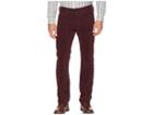 34 Heritage Courage Straight Leg In Burgundy Cord (burgundy Cord) Men's Jeans