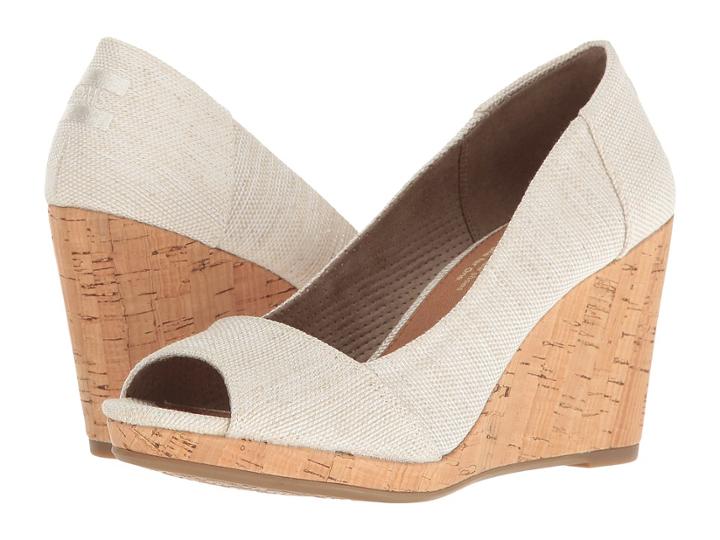 Toms Stella Wedge (natural Yarn-dye) Women's Wedge Shoes