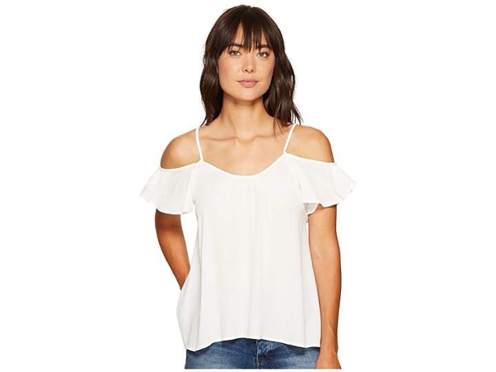 Lucy Love Hollie Top (white) Women's Blouse