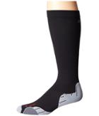 2xu Compression Recovery Sock (black/black) Men's Knee High Socks Shoes