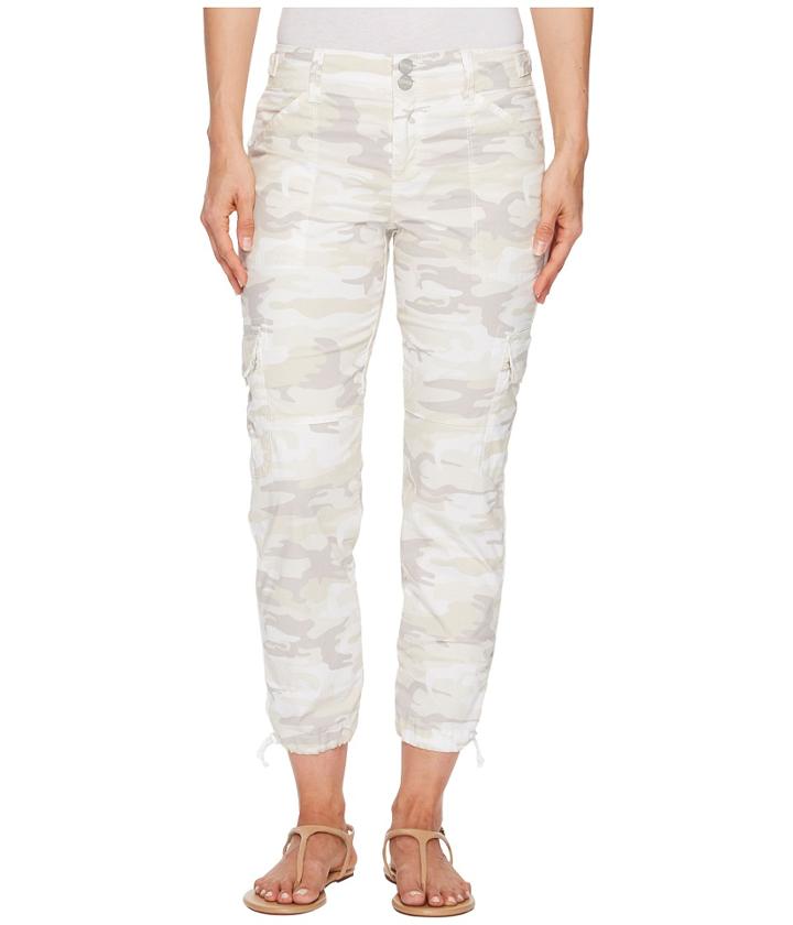 Sanctuary Terrain Crop Pants (white Camo) Women's Casual Pants