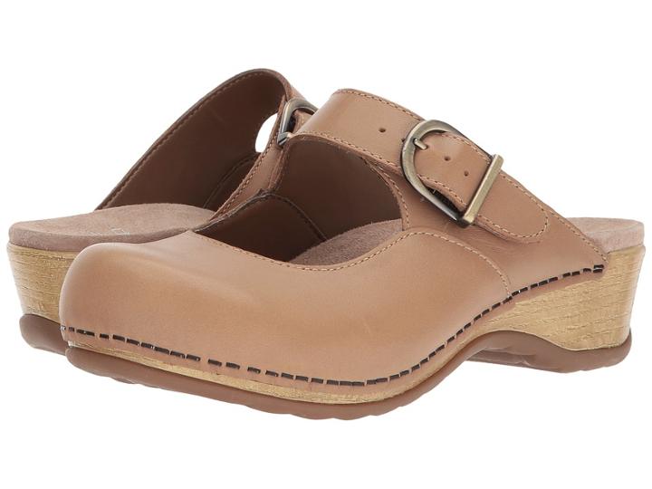 Dansko Martina (sand Full Grain) Women's Clog Shoes