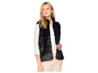 Michael Michael Kors Faux Fur Sweater Back Vest (black) Women's Sweater