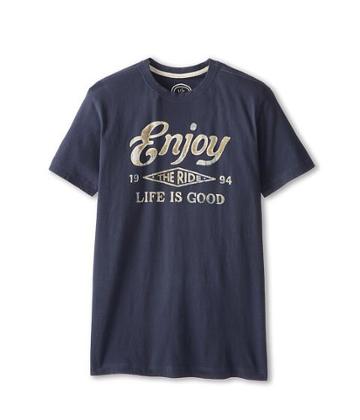 Life Is Good Lig Creamy Tee (blue) Men's T Shirt