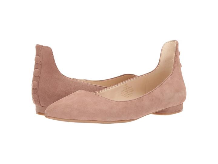 Nine West Owl (natural Suede) Women's Flat Shoes