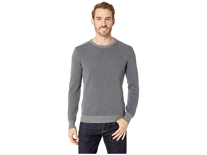 Agave Denim Kestrel Long Sleeve Crew Neck Sweater (heather) Men's Sweater